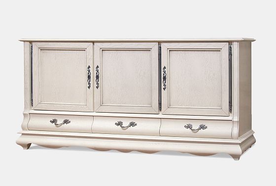 Тумба "Тэфи" 06/02 (глухие двери) массив и шпон дуба 2