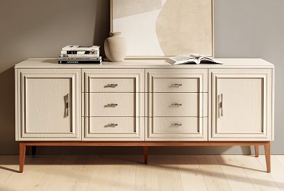 Тумба "Сакраменто" 4 (с ящиками); *А-016.50; марципан, орех