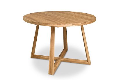 Стол обеденный "Мидгард" (раскладной); раскл.; 1100-1500x1100; дуб натуральный