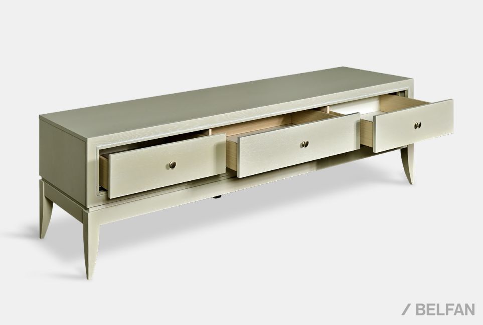 Тумба под ТВ "Коста" массив и шпон дуба 7