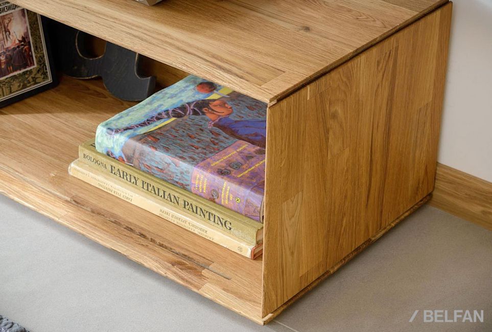 Тумба под ТВ "Гринвуд" массив дуба 2