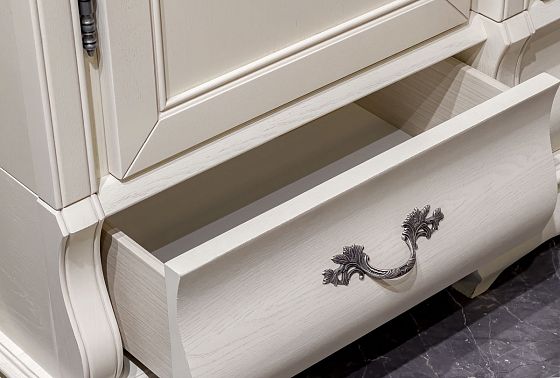 Шкаф для одежды "Тэфи" 4-х дв. с зеркалом массив и шпон дуба 3