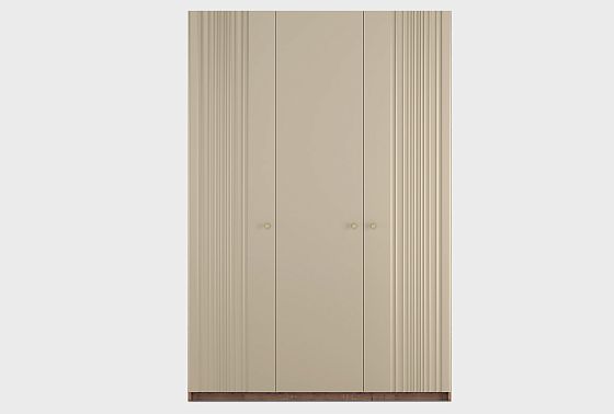 Шкаф для одежды 3-х дверный "Меридиан" (комбинированный) шпон дуба, МДФ 2