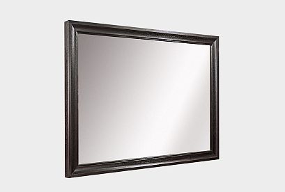 Зеркало "Соната" (без декора) прямоугольное; *ММ-284-15; горький шоколад с патиной