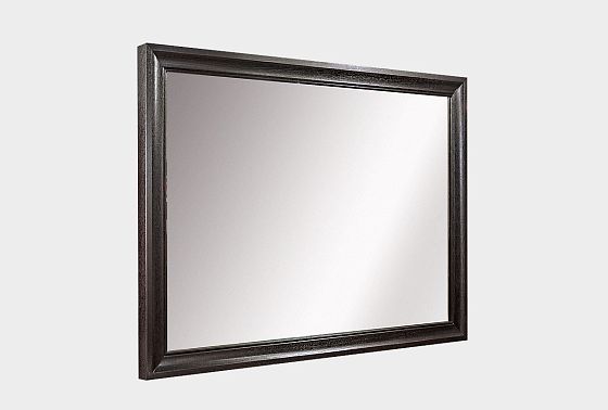 Зеркало "Соната" (без декора) прямоугольное массив и шпон дуба 6