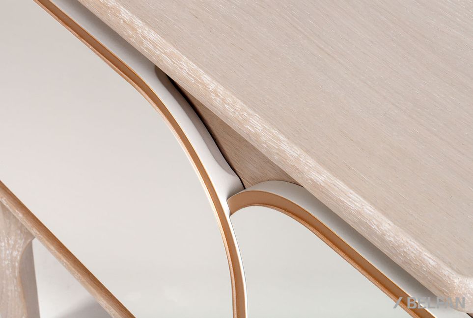 Тумба прикроватная "Алекса" массив и шпон дуба, МДФ 5