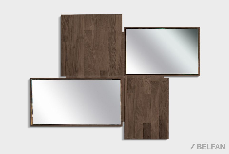 Зеркало настенное "Ирвинг" массив дуба 1