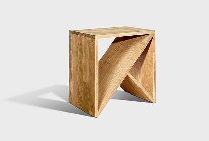 Стол прикроватный "Арт" Д; бейц-масло