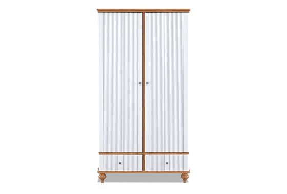 Шкаф для одежды 2-х дверный "Рандеву" 22 массив сосны 5