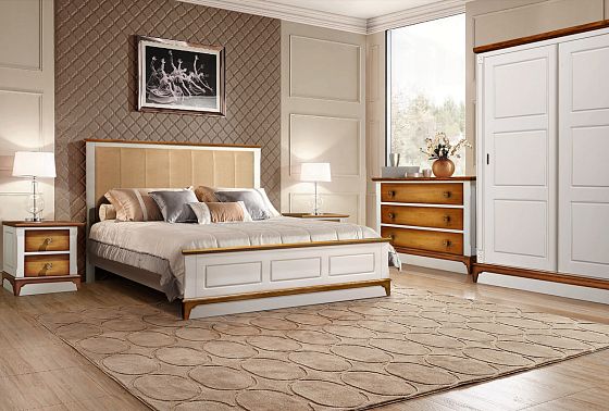 Тумба прикроватная "Бриансон" массив и шпон дуба, МДФ 8