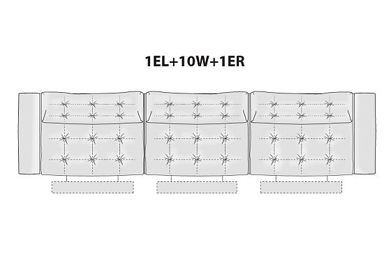 "Грей" диван 3-х модульный  6
