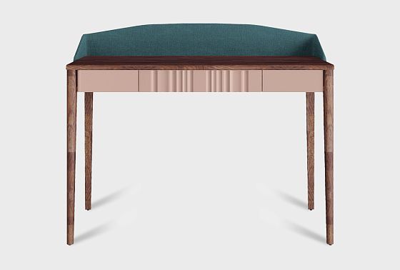 Стол туалетный "Меридиан" с декором (с мягким элементом) массив дуба, МДФ 3