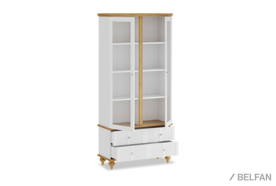 Шкаф для посуды "Рандеву" 22 массив сосны 4