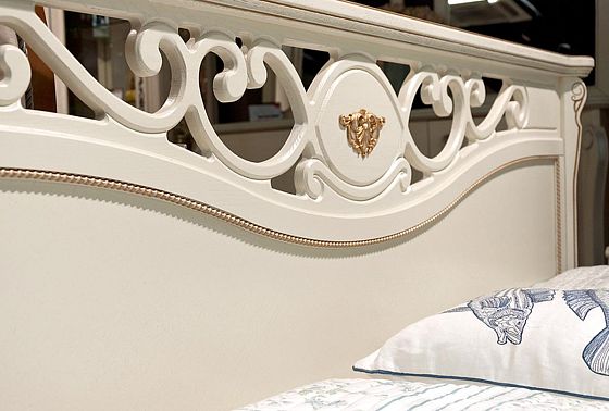 Кровать "Алези" с подьемным механизмом (низкое изножье) массив и шпон дуба 5