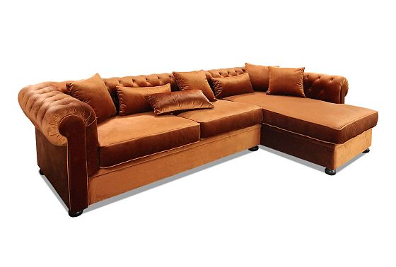 "Виконт" диван угловой с оттоманкой  3