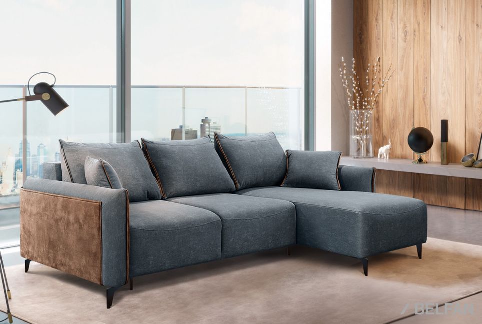 "Соренто" диван с оттоманкой 1