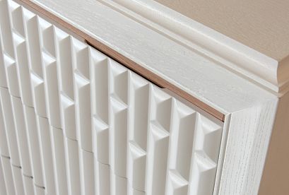 Комод "Армония" (узкий); *ММ-434-04-2; айвори+классик