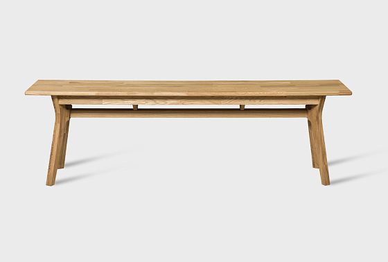 Скамья "Мидгард" массив дуба 7