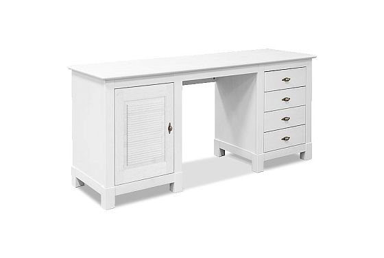 Стол письменный "Рауна" 14 (2 тумбы) массив сосны 4