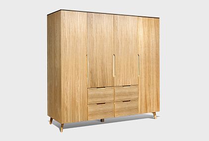 Шкаф для одежды 4-х дверный "Элва"