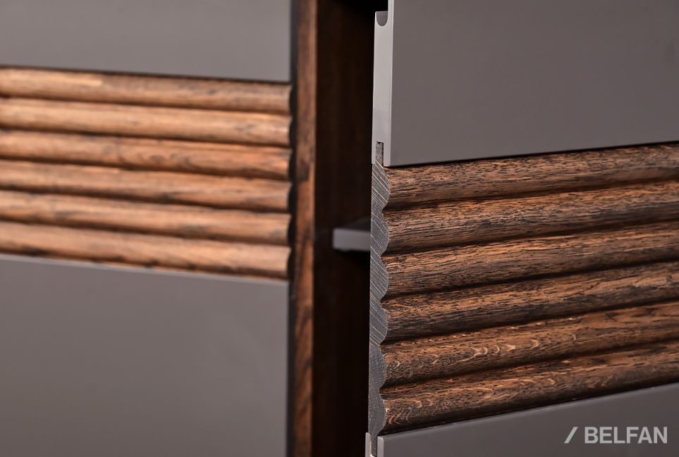 Тумба "Уоллстрит" 3 массив дуба, МДФ 4