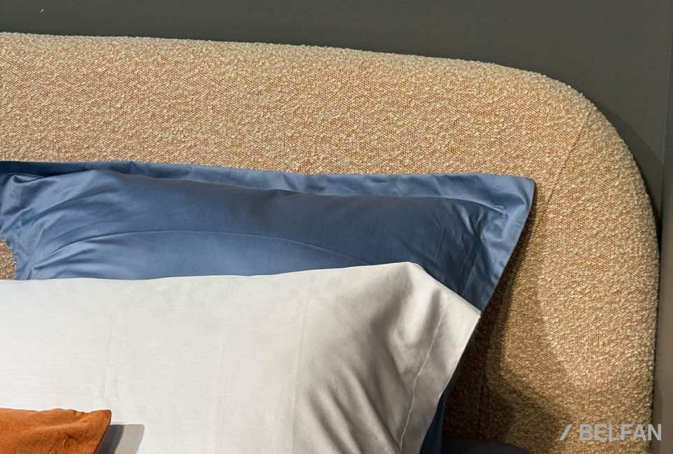 Кровать "Уоллстрит" (мягкое изголовье высокое) массив дуба 3