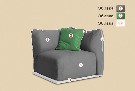 "Ферре" секция угловая  3