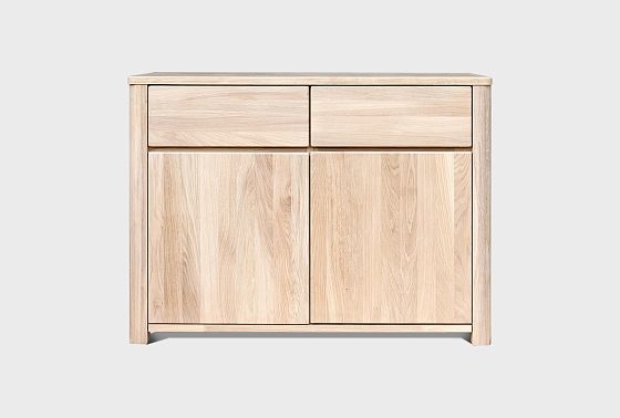 Тумба 2-х дверная "Норд" массив дуба 9