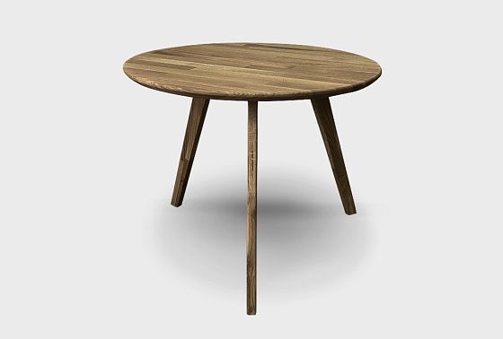 Стол журнальный "Арт" круглый 264 массив дуба 2