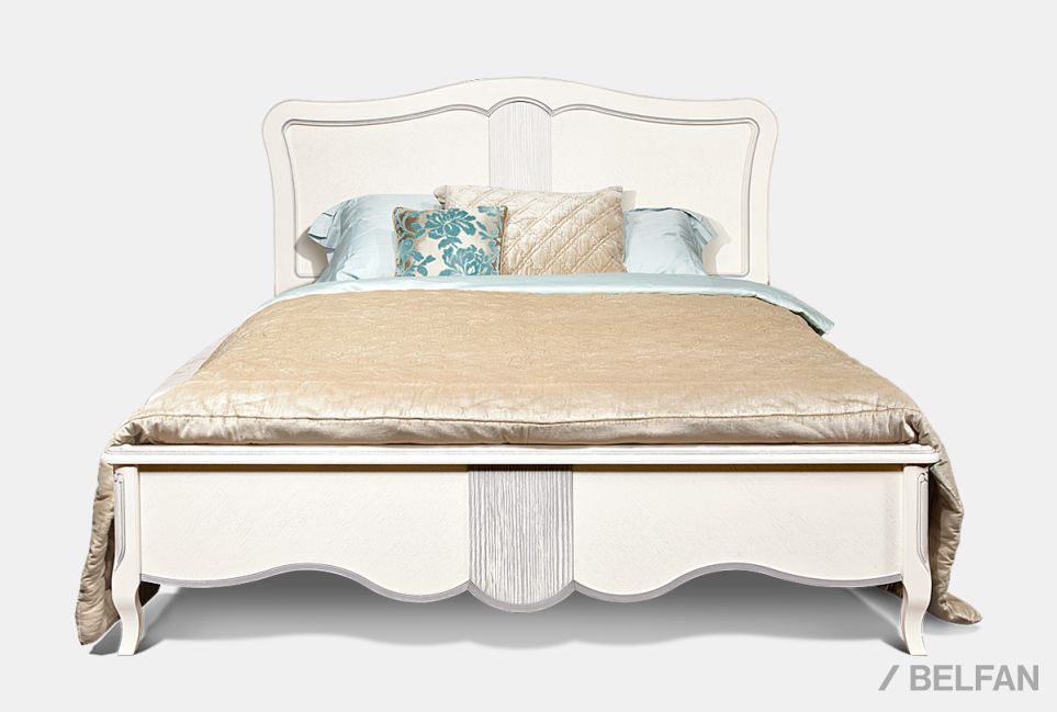 Кровать "Катрин" (низкое изножье) массив дуба 2