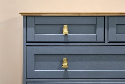 Комод "Стюарт"; *ГМ 6563; марено, натуральный дуб