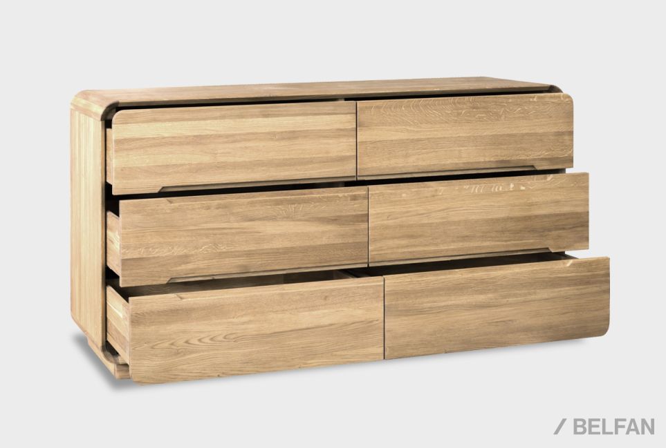 Комод "Монблан" 6 массив дуба 3