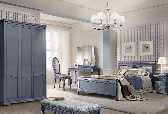 Кровать "Лика" (высокое изножье) массив и шпон дуба 8