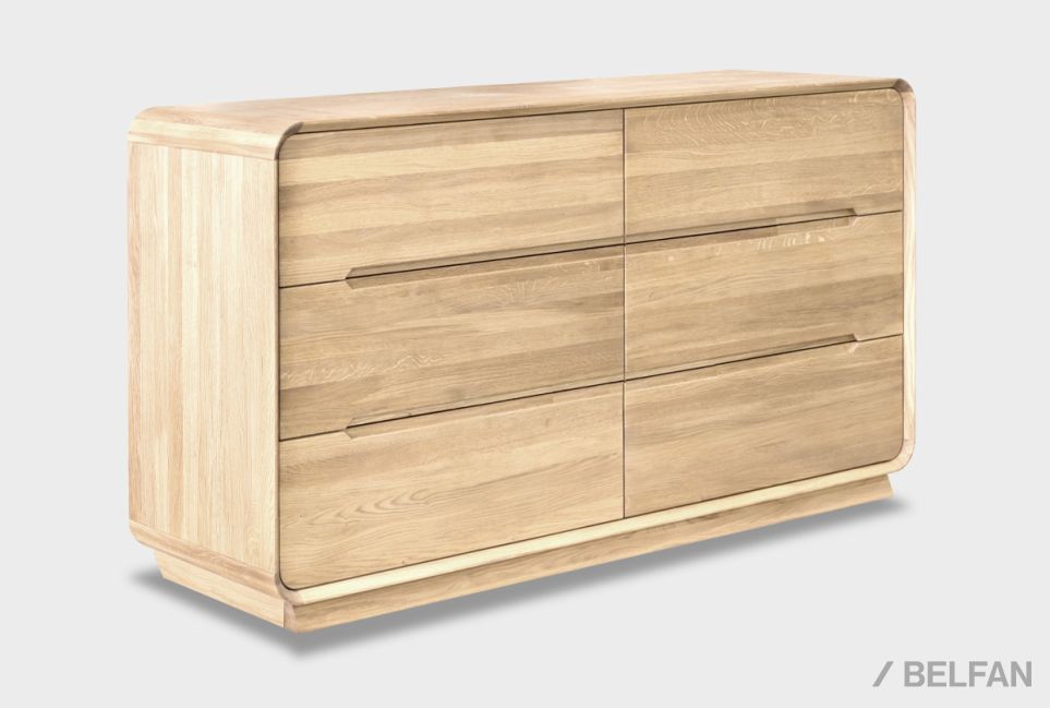 Комод "Монблан" 6 массив дуба 1