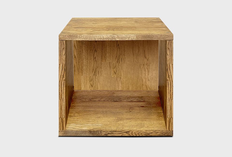 Модуль для стеллажей открытых "Cube Design"; бейц-масло