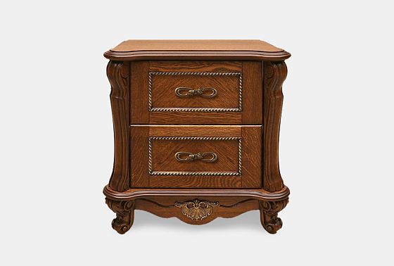 Тумба прикроватная "Алези" массив и шпон дуба 5