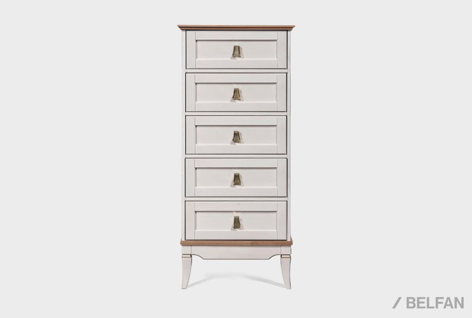 Комод "Стюарт" (высокий) массив и шпон дуба 1