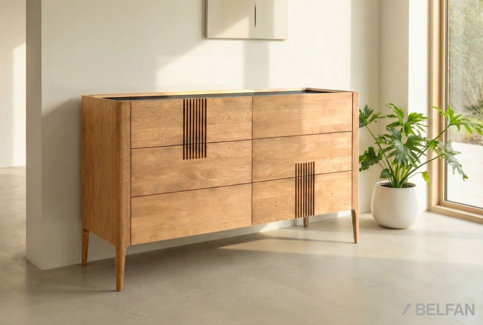 Комод "Бергамо" 6 массив дуба 1