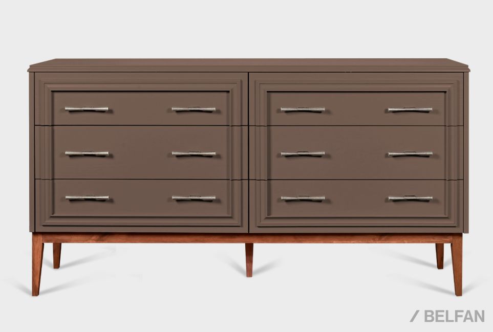 Комод "Сакраменто" 6 массив и шпон дуба, МДФ 1