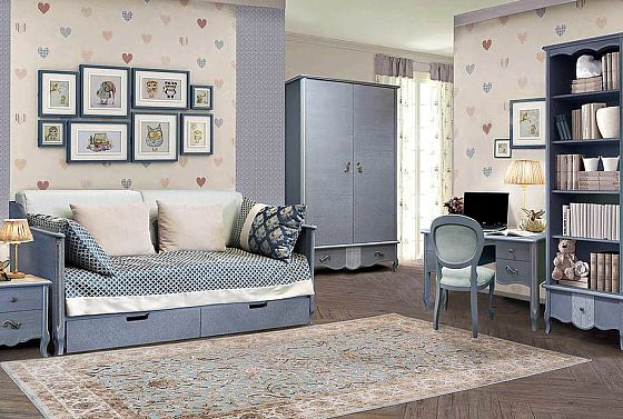 Кровать односпальная "Катрин" 90 массив и шпон дуба 3