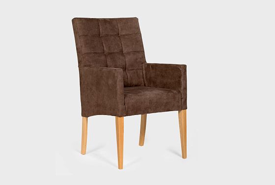 Стул "Берген" М с подлокотниками массив берёзы 6