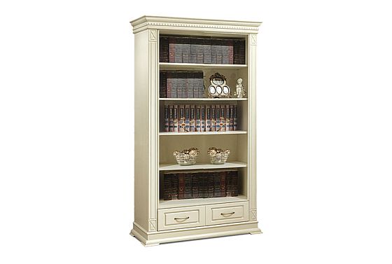 Стеллаж "Верди Люкс 2" массив и шпон дуба 3