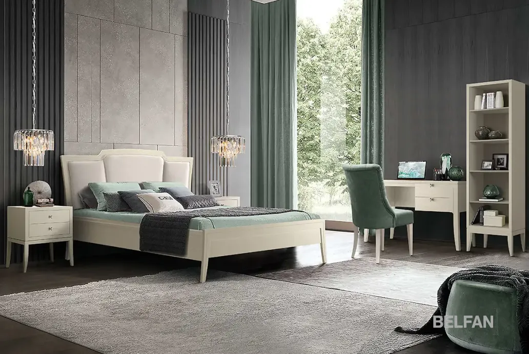 Детская «Коста» #2 айвори с белой патиной