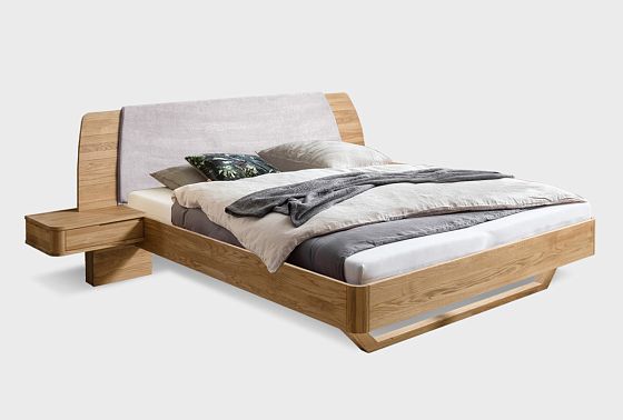 Кровать "Монблан" (с прикроватными тумбами) массив дуба 8