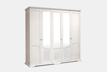 Шкаф для одежды 5-ти дв. "Лика" (с зеркалом)