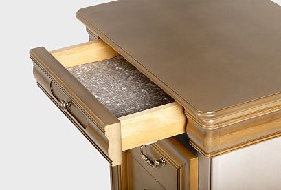 Комод "Оливия" высокий; *ММ-347-09; пудра