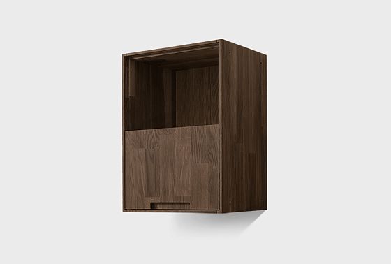 Шкаф навесной "Ирвинг" 60 (левый) массив дуба 3