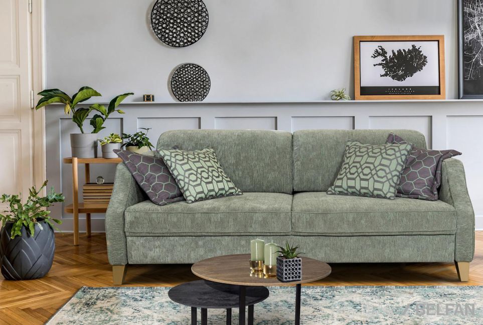 "Габриса" диван 3-х местный массив бука 2