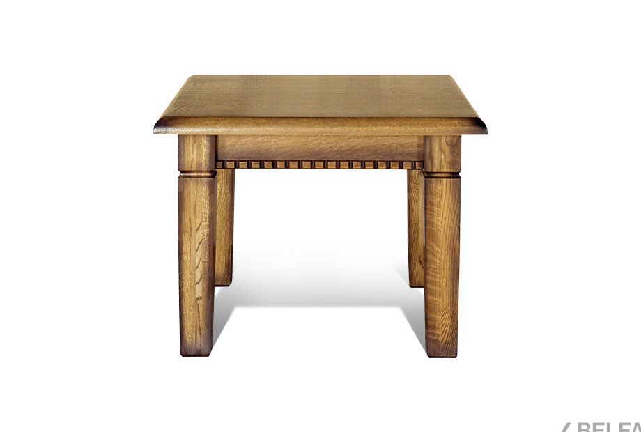 Стол журнальный "Верди Люкс 2" массив и шпон дуба 1