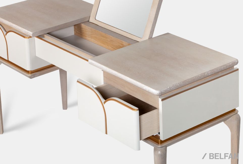 Стол туалетный "Алекса" массив и шпон дуба, МДФ 7